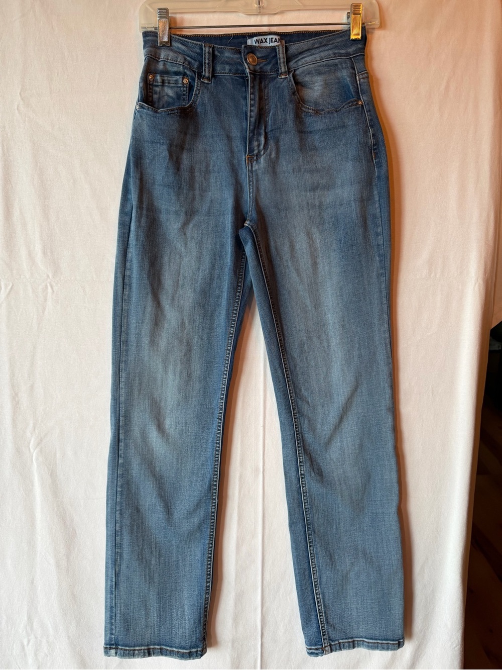 Wax Jean Light Blue Straight-Leg Women's Jeans
